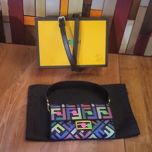 Boutine LA Multicolor Geometric Shoulder Bag